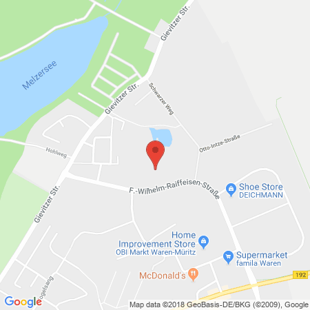 Kartenansicht Bosch Car Service Müritz Autohaus Schlingmann GmbH