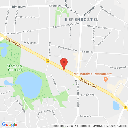 Kartenansicht Autohaus Friedrich Dolle, Inh. K. Hildebrandt