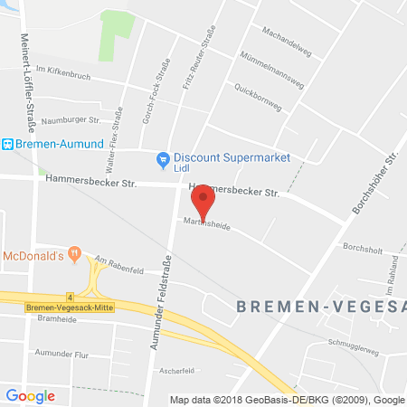 Karte Bremen Motors Martinsheide