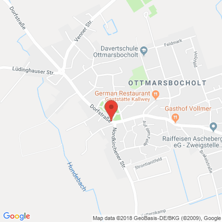 Kartenansicht Tankstelle Stratmann