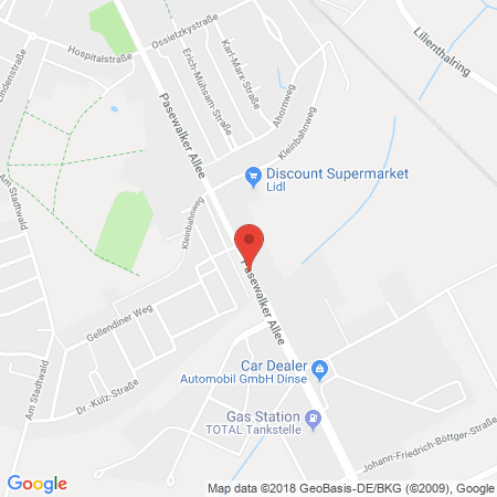 Kartenansicht TOTAL Station