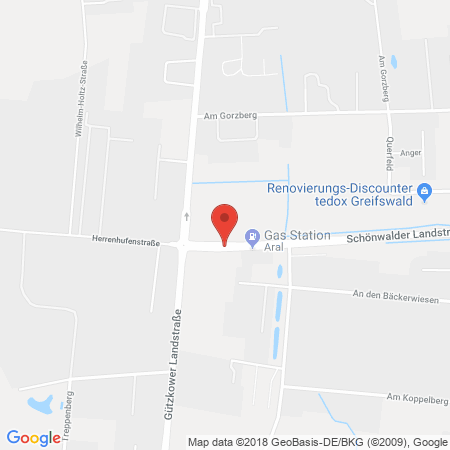 Kartenansicht Aral Tankstelle Roland Becker