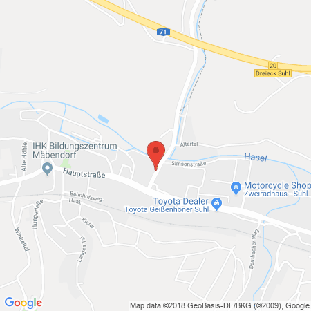 Kartenansicht Autogassysteme Hommel