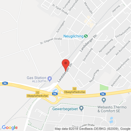 Kartenansicht Allguth Station Andrè Liebherr