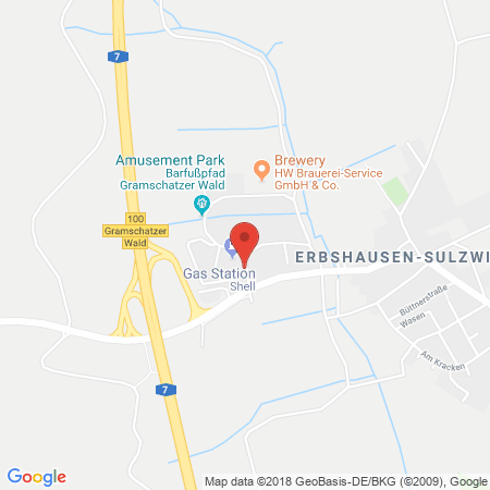 Kartenansicht 24 - Shell Autohof Gramschatzer Wald