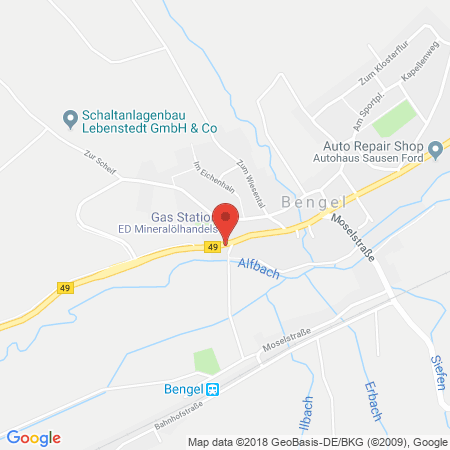 Kartenansicht ED Tankstelle Stefan Becker