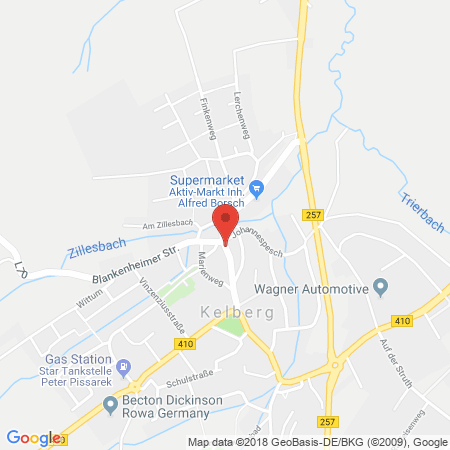 Kartenansicht ED-Tankstelle Dirk Dobias