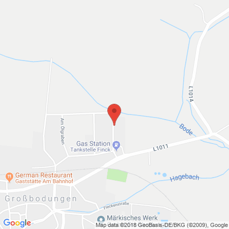 Kartenansicht AVIA Station Mario Finck