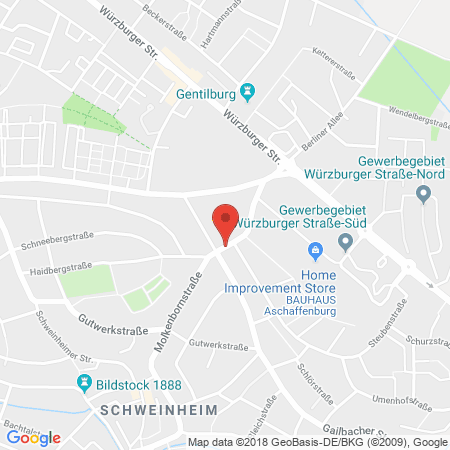 Kartenansicht Freie Tankstelle Schweinheim