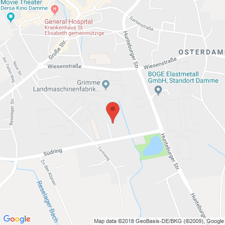 Kartenansicht LBG Damme eG