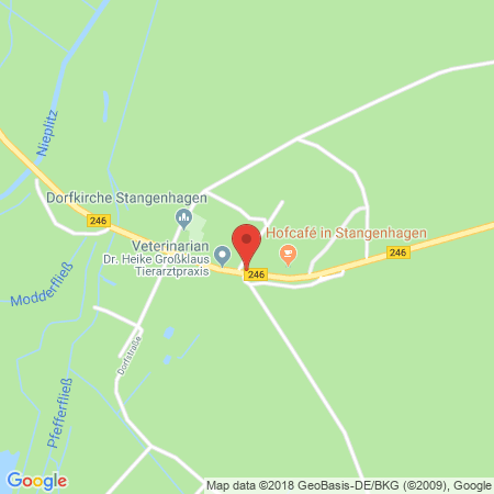 Kartenansicht AGT Tankstelle - Agrargenossenschaft Trebbin