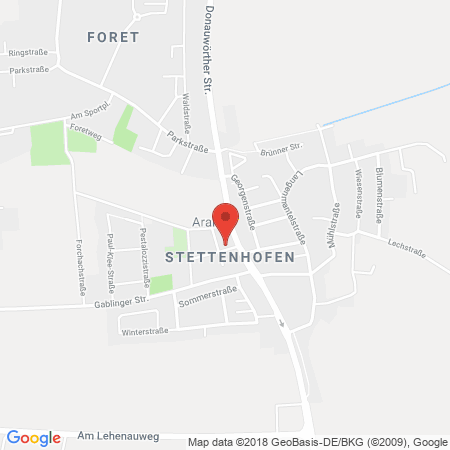 Kartenansicht Aral Tankstelle Peter Beducker