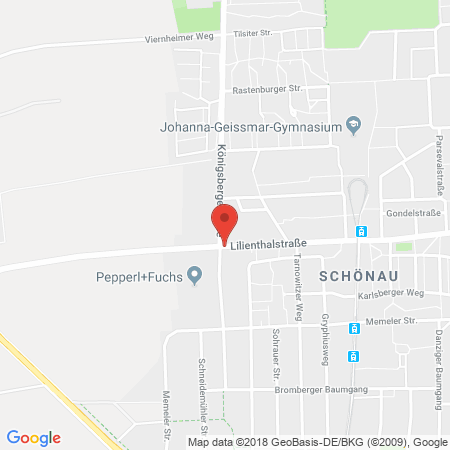 Kartenansicht bft-Tankstelle Volker Lautensack