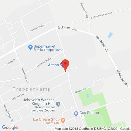 Kartenansicht Nordoel Tankstelle