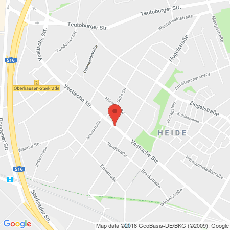 Kartenansicht Aral Tankstelle Willi Hüsken