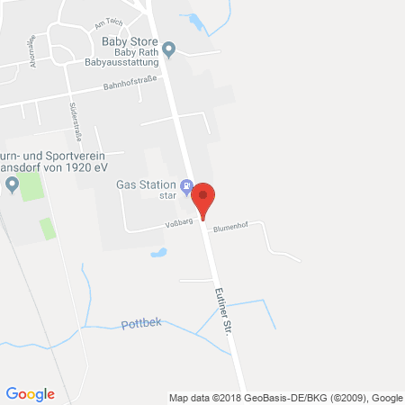 Kartenansicht Star Tankstelle Otto Hamann & Söhne GmbH