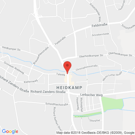 Kartenansicht bft Servicestation Gebr. Miebach GmbH