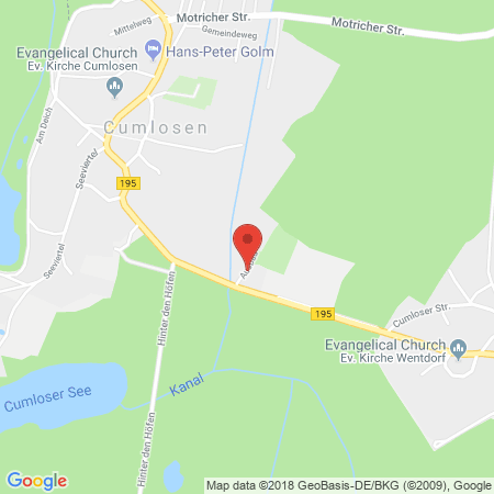 Kartenansicht TEX Tankstellenbetriebe