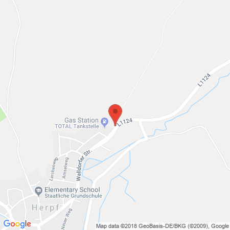 Kartenansicht Total Tankstelle (Tank u. Shopping GmbH)