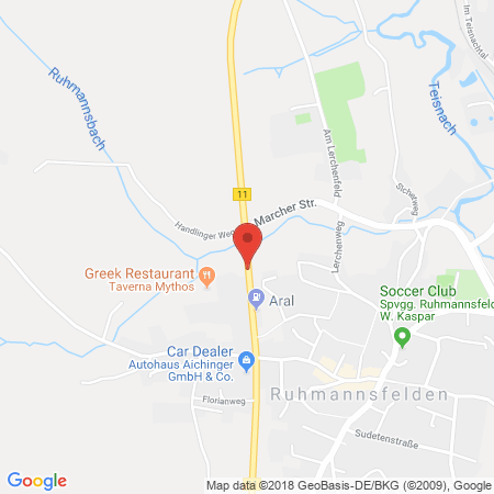 Kartenansicht ARAL Tankstelle Max Ellmann