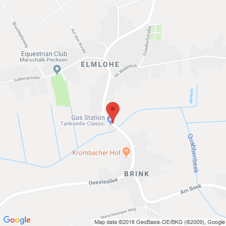 Kartenansicht Oil! Tankstelle Christian Ehlers