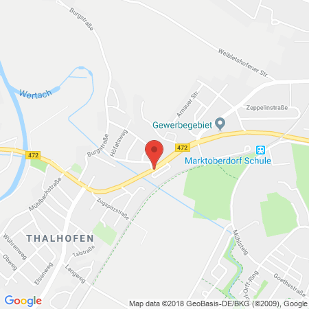 Kartenansicht Shell Tankstelle