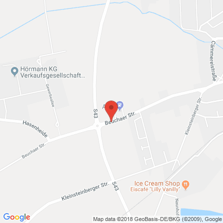 Kartenansicht ARAL Station Steffi Hemmersbach