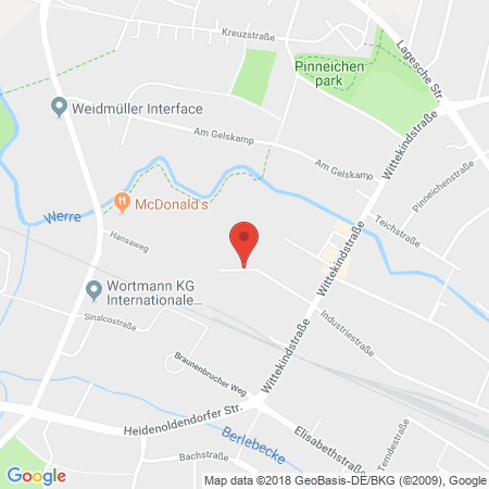 Kartenansicht Westfälische Propan - GmbH