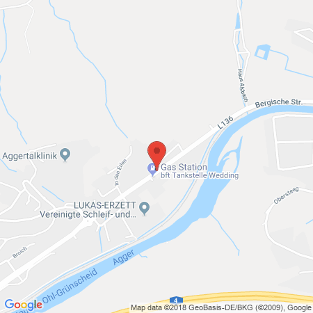 Kartenansicht BFT Tankstelle Wedding