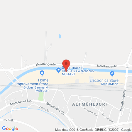 Kartenansicht Globus Tankstelle