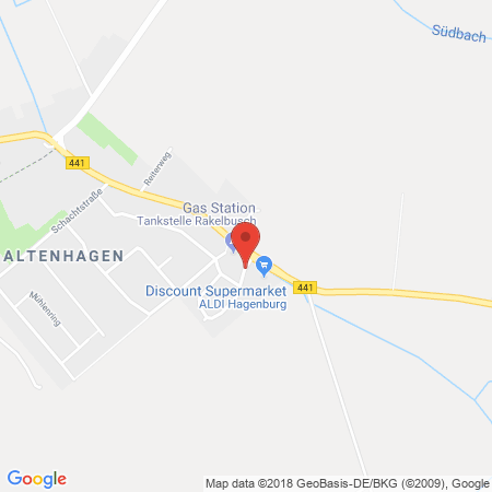 Kartenansicht Freie Tankstelle Rakelbusch GmbH