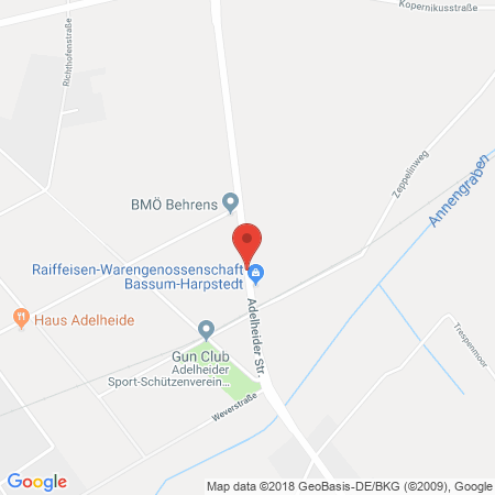Kartenansicht Smile Tankstelle Behrens