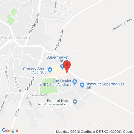 Kartenansicht Aral Tankstelle