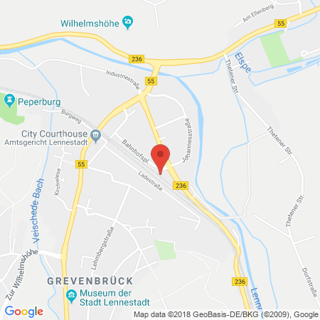 Kartenansicht Kornhaus Grevenbrück (Raiffeisen)
