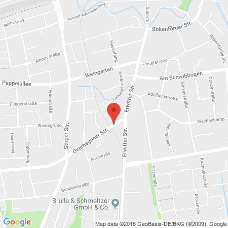 Kartenansicht Tankstelle Schwank