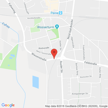 Kartenansicht Shell Station