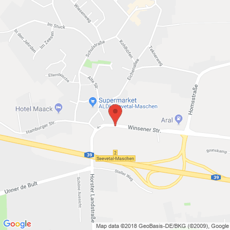 Kartenansicht ARAL Station Dieter Jennrich