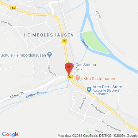Kartenansicht Freie Tankstelle Hugo Reinhold (AGIP)