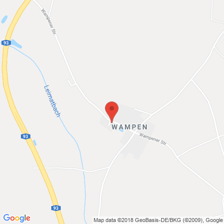 Kartenansicht Shell Autohof Thiersheim