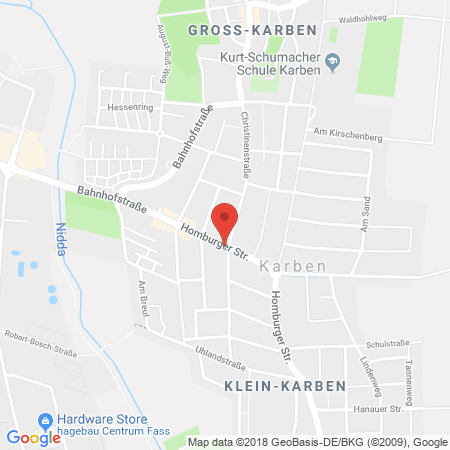 Kartenansicht Esso Station