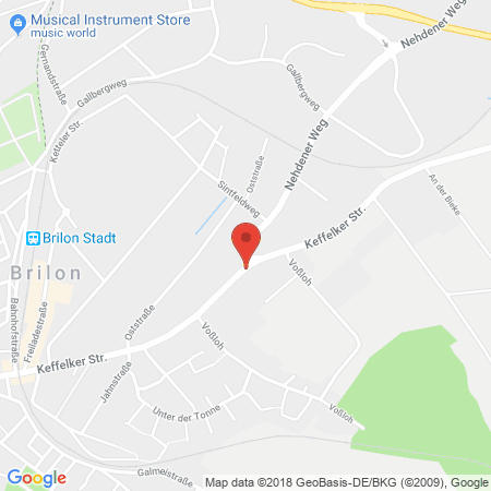 Kartenansicht Frontgas - EC-Automatentankstelle