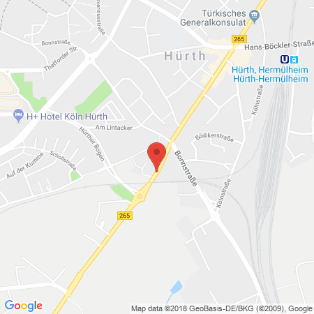 Kartenansicht B + K Automobile GmbH