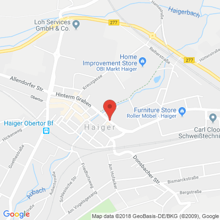 Kartenansicht Aral Tankstelle Sonntag