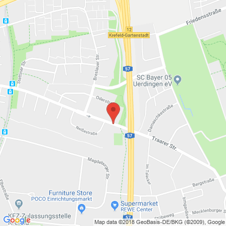 Kartenansicht Kfz Werkstatt Gartenstadt Laermann