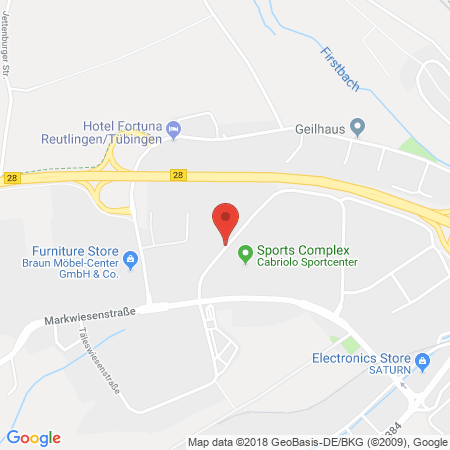 Kartenansicht ESSO-Station