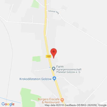 Kartenansicht Golzower Tankservice Center GmbH