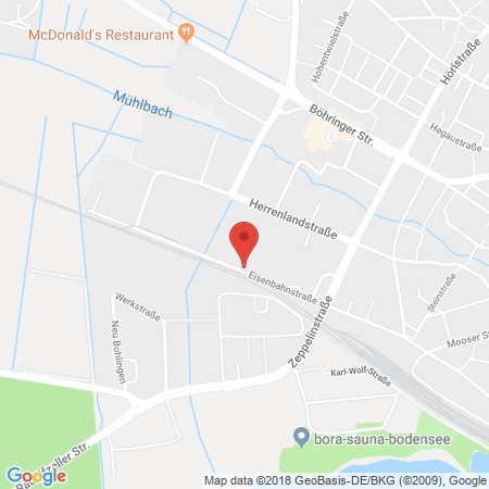 Kartenansicht Aral-Tankstelle Ley