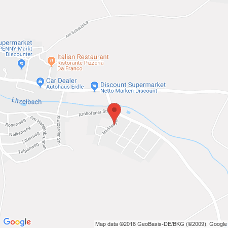 Kartenansicht Auto Erhardt