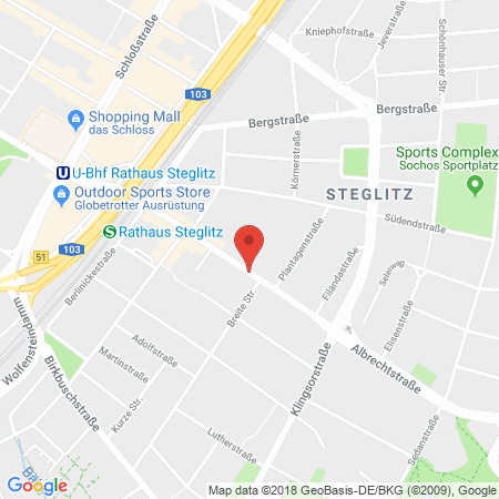 Kartenansicht Hoyer Tank-Treff