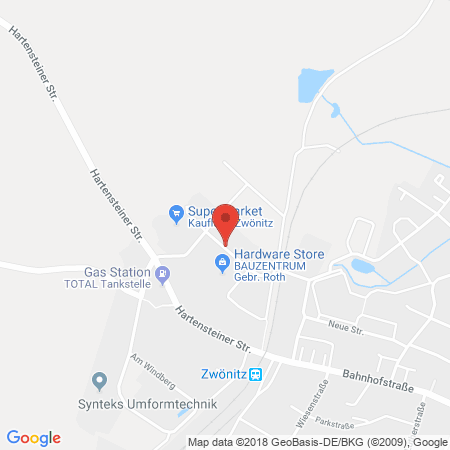 Kartenansicht Kfz-Werkstatt Stiehler